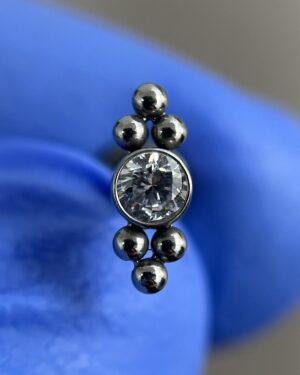 Joya Piercing Rumania / En titanio Para Oreja