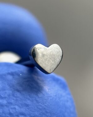 Joya Piercing Corazoncito / En Titanio Para Oreja