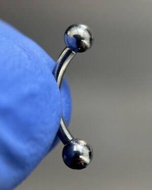 Joya Piercing Plata / En Titanio Para Oreja, Ceja, Boca Y Ombligo
