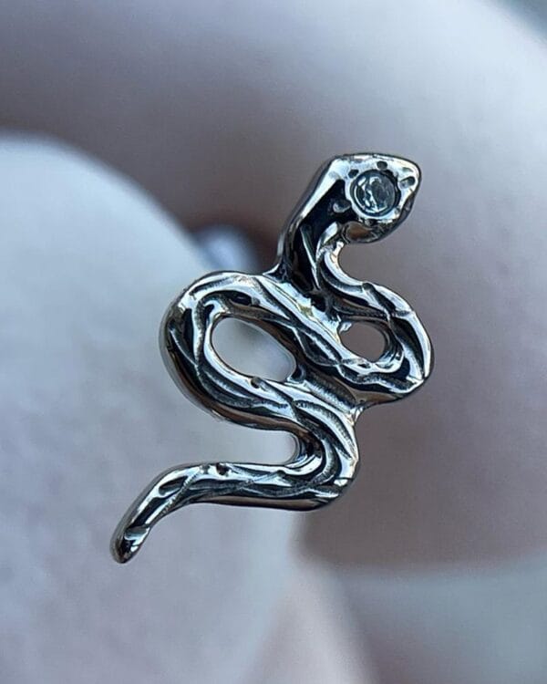 Joya Piercing Cul · En titanio para oreja