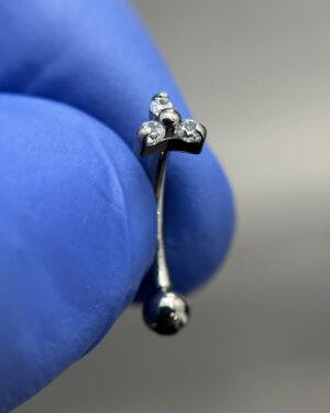 Joya Piercing Raiz / En Titanio Para Oreja, Ceja, Boca Y Ombligo