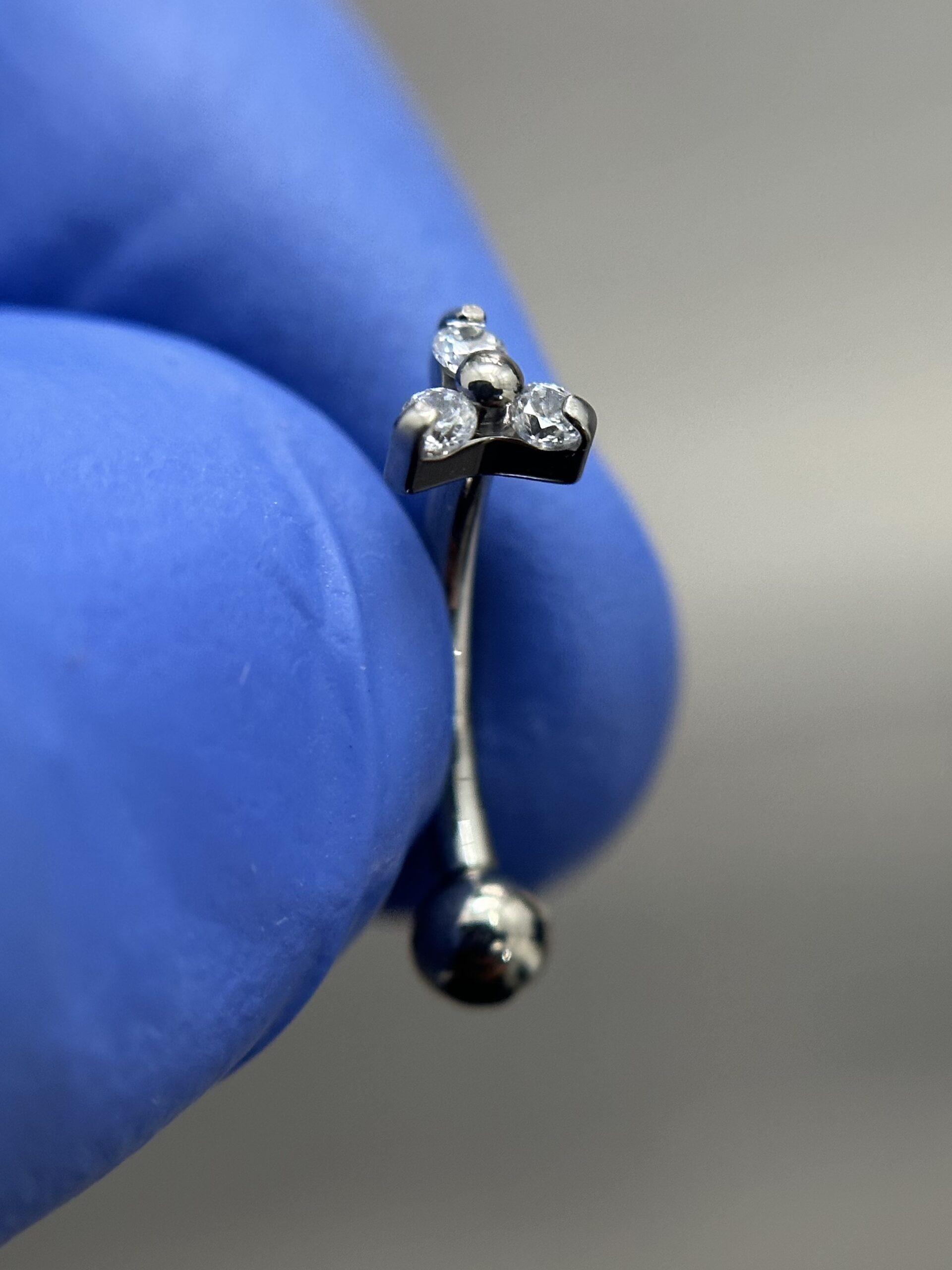 Joya Piercing Raiz / En Titanio Para Oreja, Ceja, Boca Y Ombligo