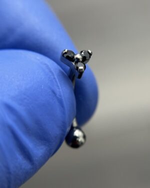 Joya Piercing Raiz / En Titanio Para Oreja, Ceja, Boca Y Ombligo