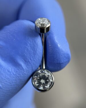 Joya Piercing Nasa / En Titanio Para Ombligo