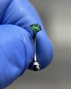 Joya Piercing Petunia / En Titanio Para Oreja, Ceja, Boca Y Ombligo