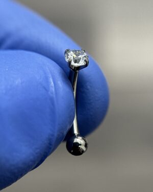 Joya Piercing Newton / En Titanio Para Oreja, Ceja, Boca Y Ombligo