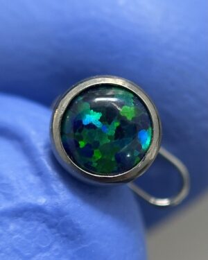 Joya Piercing Dragón / En Titanio Para Microdermal