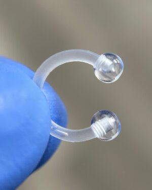 Joya Piercing PER En Plástico Para Oreja, Nariz y Boca