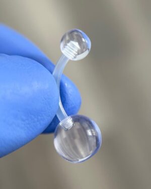 Joya Piercing PL En Plástico Para Ombligo