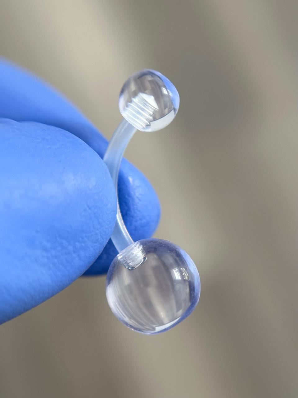 Joya Piercing PL En Plástico Para Ombligo