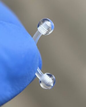 Joya Piercing Plástica TR En Plástico Para Oreja, Nariz y Boca