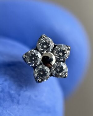 Joya Piercing For / En Titanio Para Oreja, Nariz y Boca