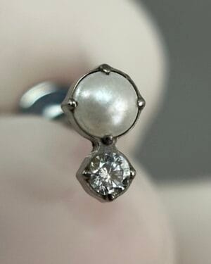Joya piercing Wer · En titanio para oreja tienda online Colombia