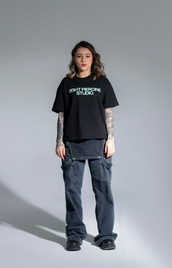 Camiseta algodón Eight Piercing