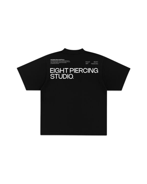Camiseta algodón Eight Piercing