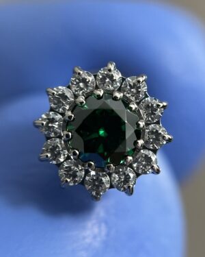 Joya Piercing Estrel / En Titanio Para Oreja y Boca