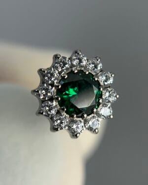 joya para piercing Estrel para oreja y boca en titanio