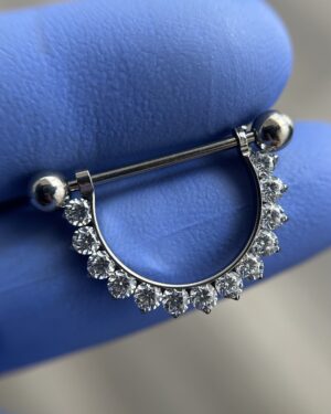 Joya Piercing Magni En Titanio Para Pezón y Tetilla