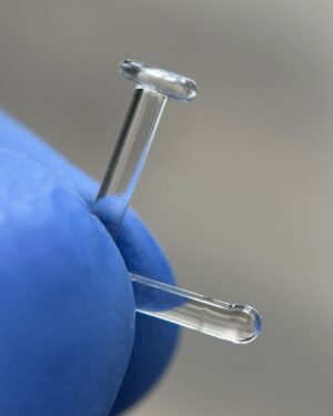 Joya Piercing VID En Vidrio Borosilicato Para Nariz Nostril