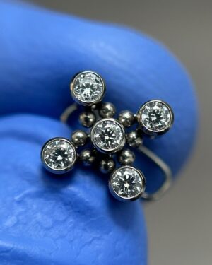 Joya Piercing Asteroide En Titanio Para Microdermal comprar en línea Colombia