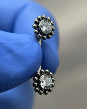 Joya Piercing Mentó En Titanio Para Surface (Pecho y Cara)