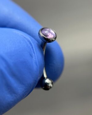 Joya Piercing Amat / En titanio Para Oreja, Boca, Ceja y Ombligo