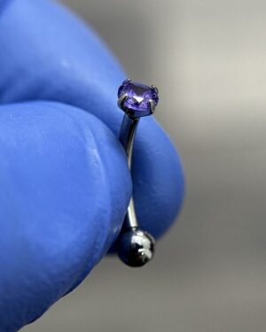 Joya Piercing Lil En titanio Para Oreja, Boca, Ceja y Ombligo